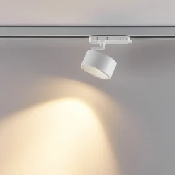 Molto Luce Skinnesystem>LED 3-faset skinnespot Magis, hvid, 827