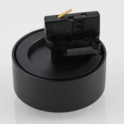 Molto Luce LED 3-faset skinnespot Mag, sort, 827