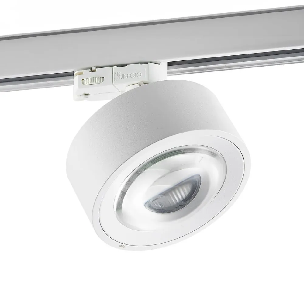 Molto Luce LED 3-faset skinnespot Mag, hvid, 830