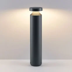 LED-sokkellampe Mona, Ø 10 cm, aluminium, højde 45 cm^Molto Luce Sale