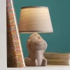 ONLI Monkey bordlampe, brun, keramik, 28 cm høj, E14