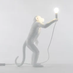 Monkey Lamp deko LED-bordlampe, hvid, stående^SELETTI