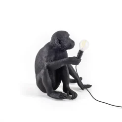 Monkey Lamp deko LED-terrasselampe, siddende, sort^SELETTI Outlet