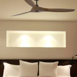 Morea L, DC loftventilator, 3 blade, mørkebrun^FARO BARCELONA New