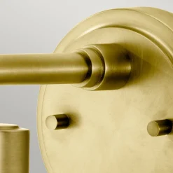 Morvah badeværelses-væglampe, børstet messing^KICHLER