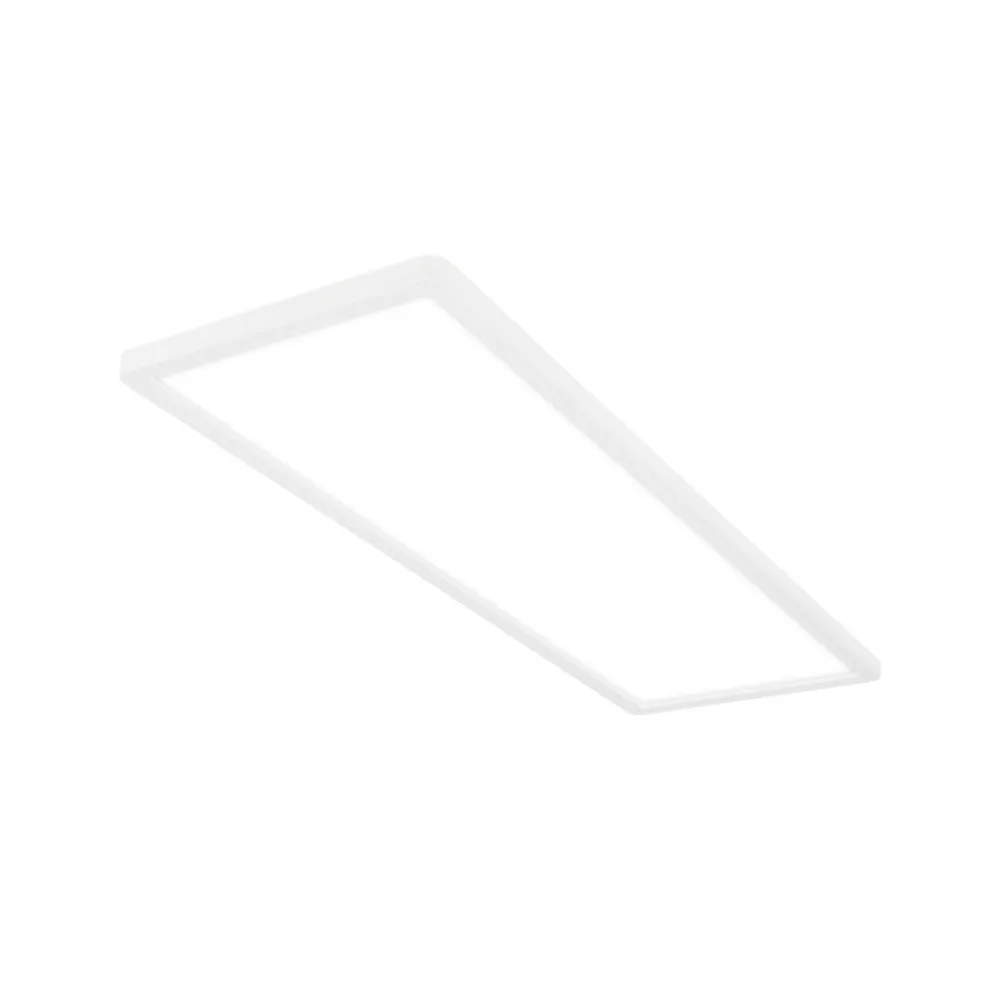 Briloner Move LED-panel, sensor, 58 x 20 cm, IP44, plast, hvid