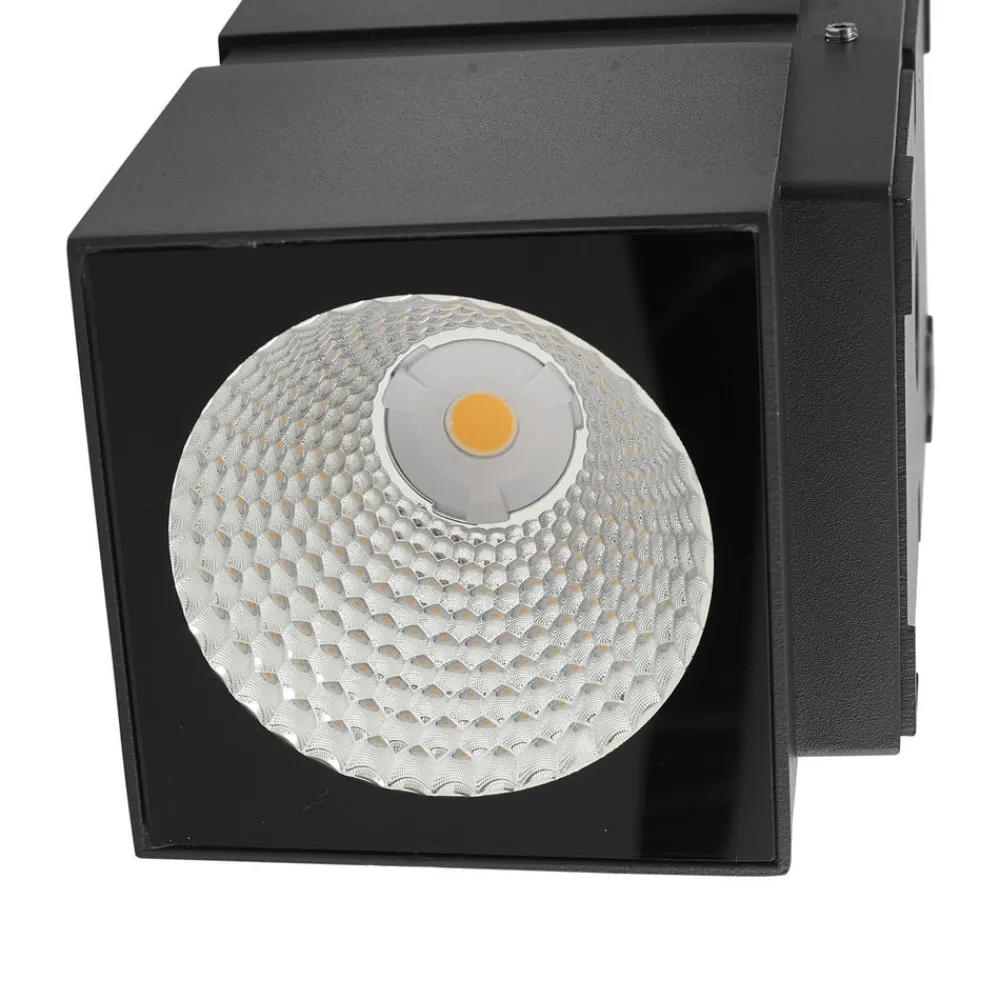 Lucande Væglamper>Mørkegrå LED udendørs væglampe Gabriela, 2-lys.