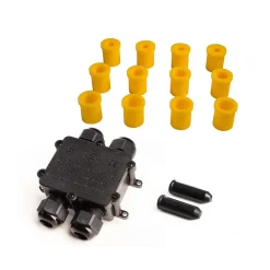 Multi-4x-fordeler, 4-delt til 2-4 kabler^Deko-Light Clearance