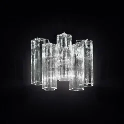 Novaresi Murano-væglampe Tronchi