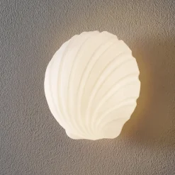 Viokef Væglamper|Væglamper>Mydi væglampe af glas, hvid satineret