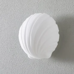 Viokef Væglamper|Væglamper>Mydi væglampe af glas, hvid satineret