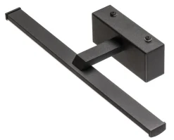 Fabas Luce Nala LED-væglampe, sort, bredde 30 cm