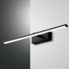 Nala LED-væglampe, sort, bredde 50 cm^Fabas Luce Clearance