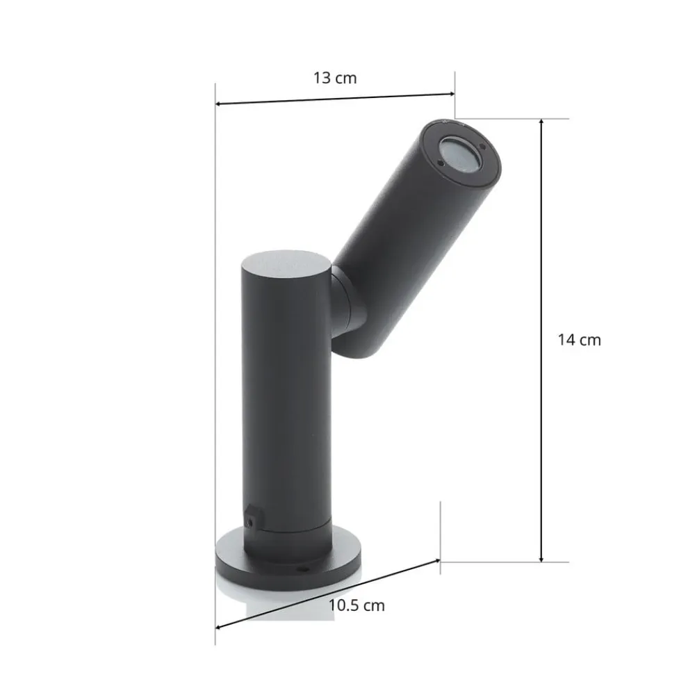 Lucande Narea LED-sokkellampe, justerbar, 14 cm