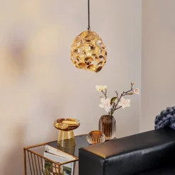 Schuller Valencia Pendellamper|Pendellamper>Narisa LED-pendel Ø 18 cm rosaguld/brun