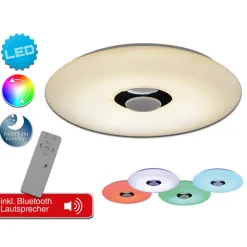 Nashville - LED-loftlampe, RGBW med højttaler^Näve Discount