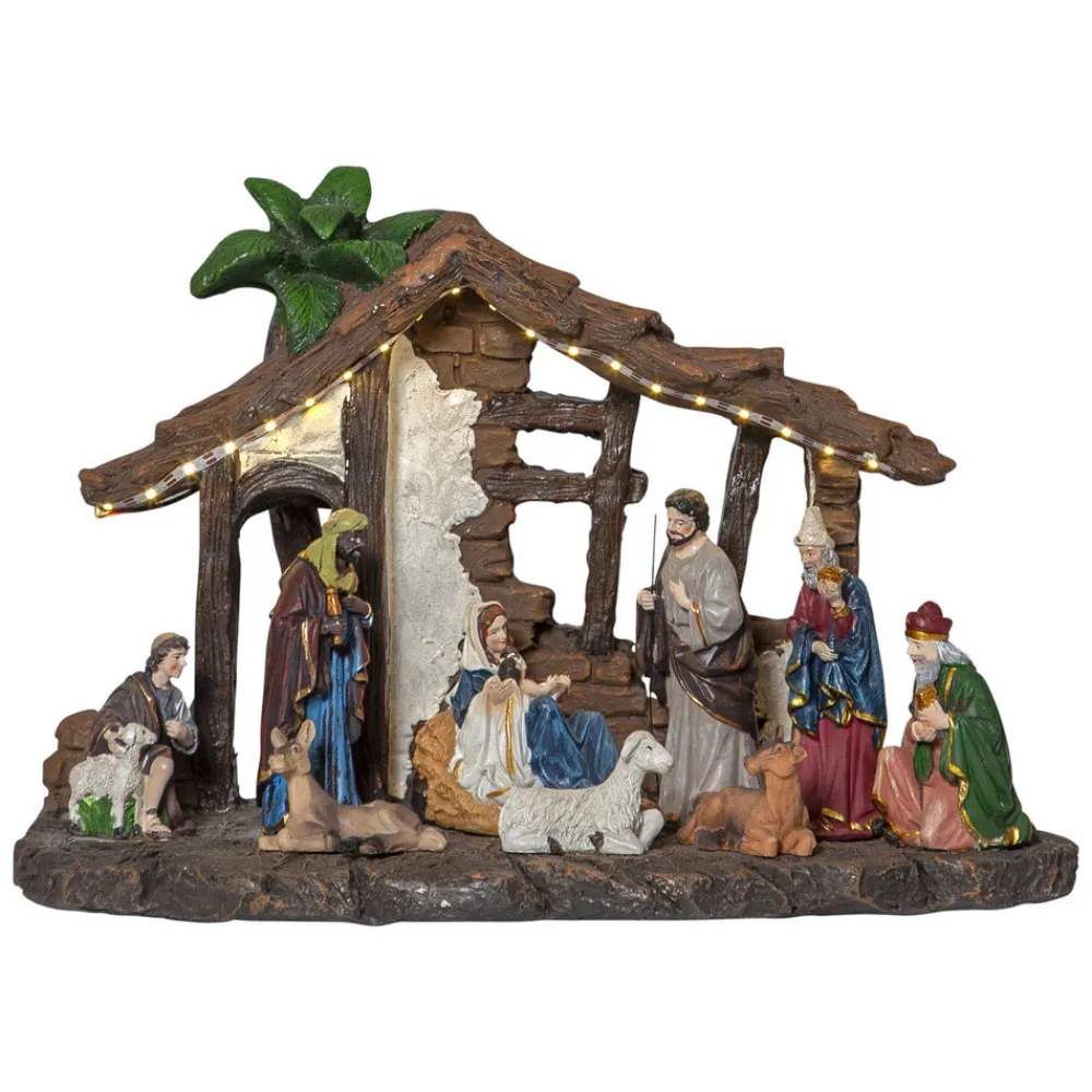 STAR TRADING Nativity LED-dekorationslampe, batteridrift, 37 cm