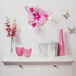 Børn Elobra Natsværmer loftlampe til børneværelset 3 lyskilder