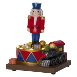 STAR TRADING Julepynt>Nøddeknækker LED-dekorationslampe, roterende