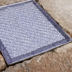 Deko-Light Nedgravningslampe Tabit, 20 x 20 cm, gangbar