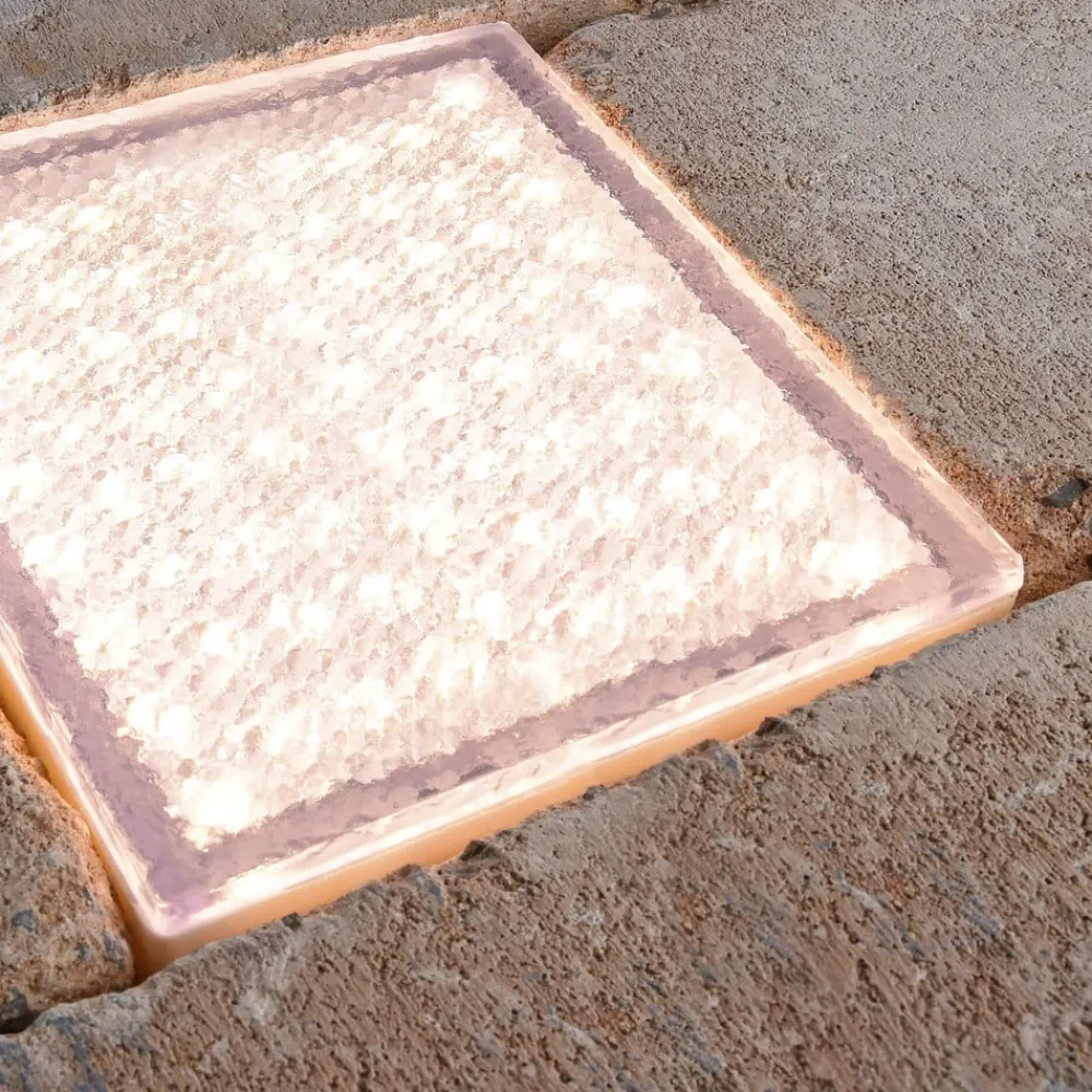 Deko-Light Nedgravningslampe Tabit, 20 x 20 cm, gangbar