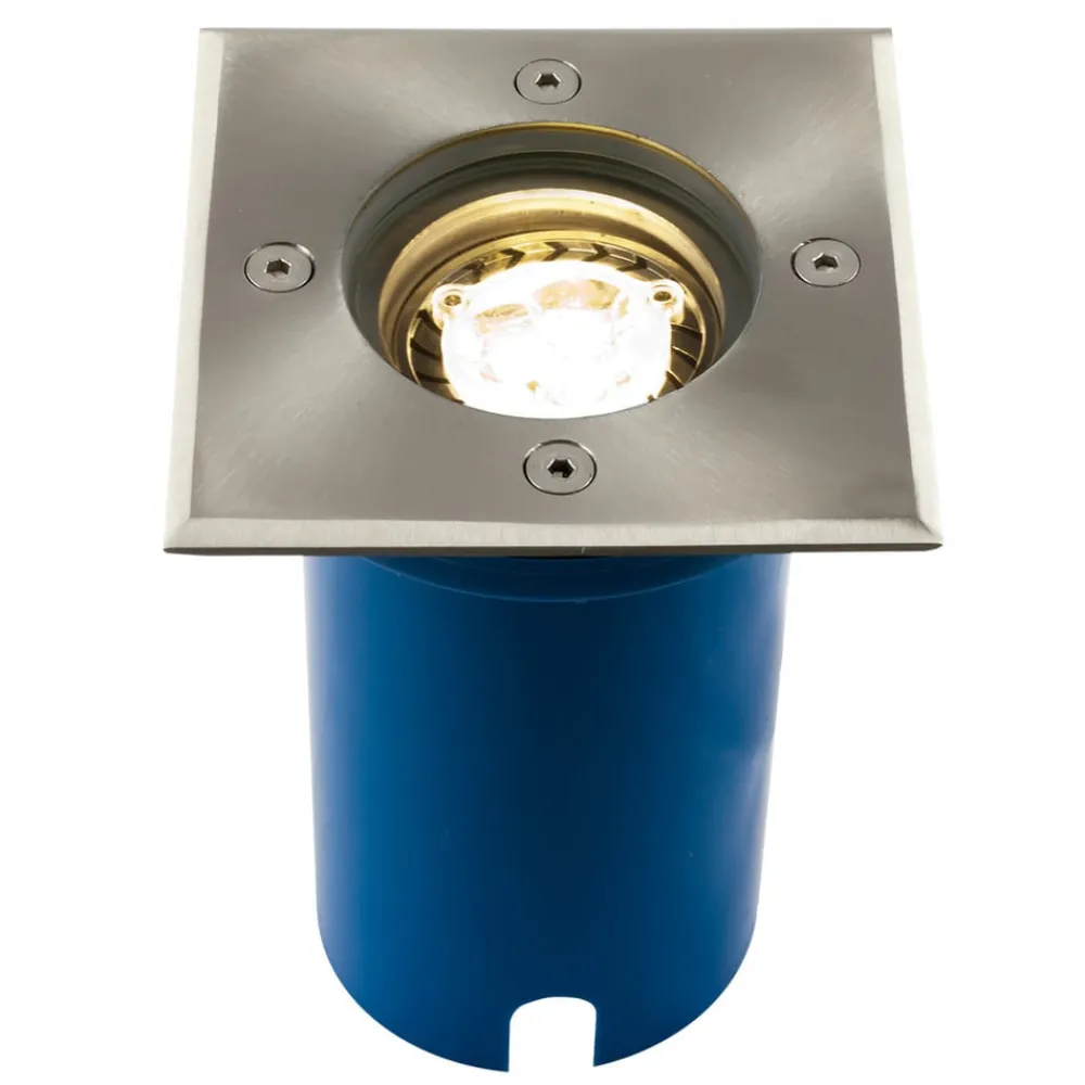 Heitronic Udendørs Spot|Nedgravet Udebelysning>Nedgravningsspot Potsdam, IP67, kantet