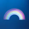 JUST LIGHT. GmbH Neon Rainbow LED-væglampe, USB