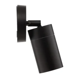 Konstsmide New Modena udendørs væglampe, GU10-spot, sort