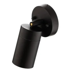 Konstsmide New Modena udendørs væglampe, GU10-spot, sort