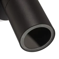 Konstsmide New Modena udendørs væglampe, GU10-spot, sort