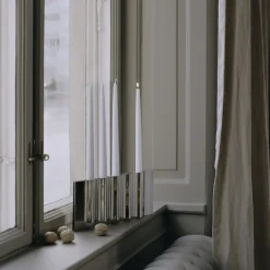 New Works Møbel Og Interiør>Lysestage Ripply, bredde 33 cm, stål