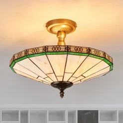 New York loftlampe i Tiffany-stil^Searchlight Outlet