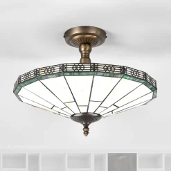 New York loftlampe i Tiffany-stil^Searchlight Outlet