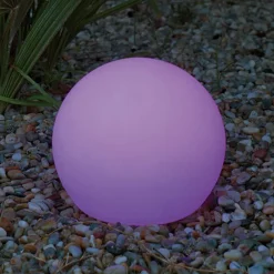 Newgarden Buly LED-solcellekugle IP65, Ø 60 cm