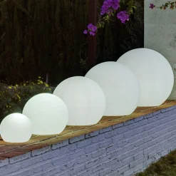 Newgarden Dekorationsbelysning|Solcellelamper>Buly LED-solcellekugle IP65, Ø 30 cm