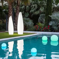 Buly solcellelampe, flydende, Ø 30cm^Newgarden Best