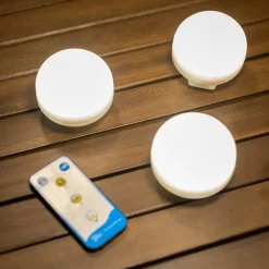 Cherry Mini LED genopladelig lampe sæt med 3 hvide^Newgarden Best