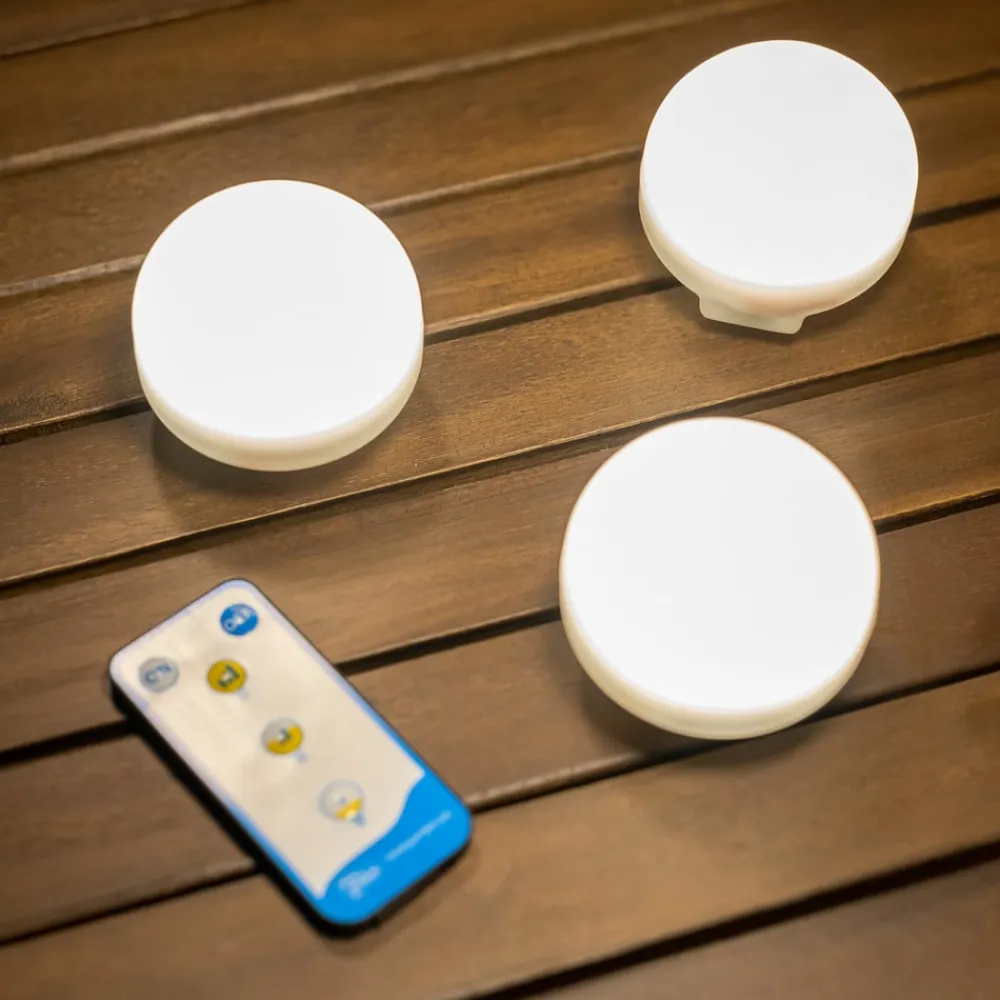 Cherry Mini LED genopladelig lampe sæt med 3 hvide^Newgarden Best
