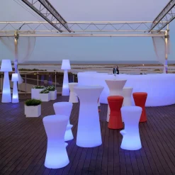 Newgarden Corfu LED barstol med solcelle+opladeligt batteri