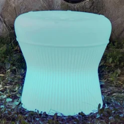 Newgarden Corfu LED-solskammel, 37 cm, genopladeligt batteri,