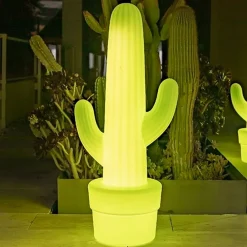 Newgarden Dekorationsbelysning|Terrassebelysning>kaktus-gulvlampe, limegrøn