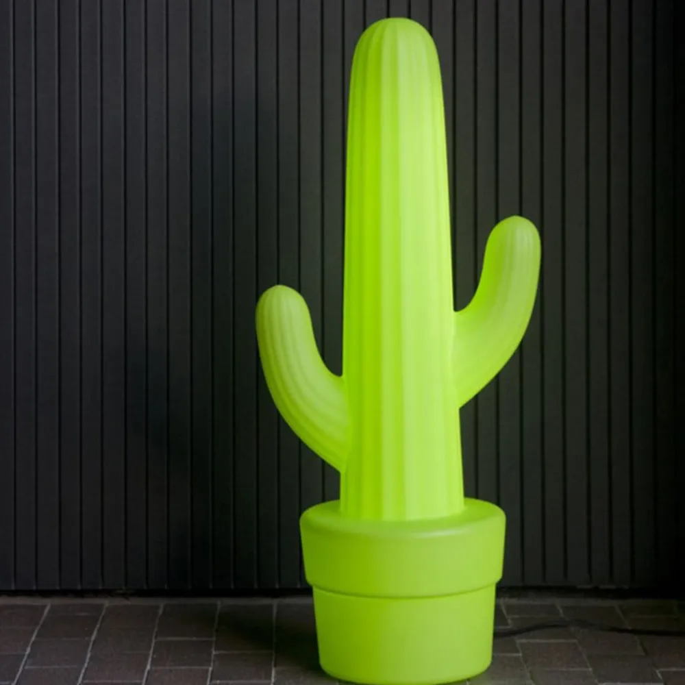 Newgarden Dekorationsbelysning|Terrassebelysning>kaktus-gulvlampe, limegrøn