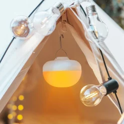 LED-batteridrevet bordlampe Cherry, orange/hvid, IP54^Newgarden New