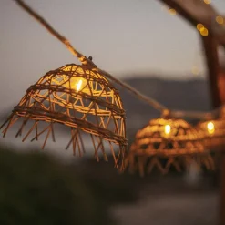 LED-lyskæde Alma, træfarvet, PVC, IP44^Newgarden Clearance