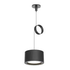 Newgarden LED-væglampe Roll 8, sort, drejelig