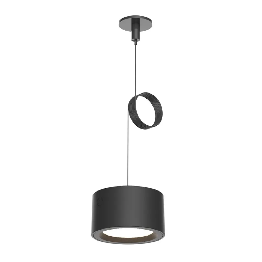 Newgarden LED-væglampe Roll 8, sort, drejelig