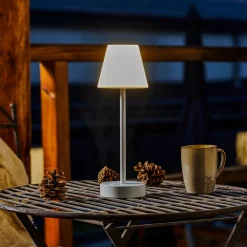 Lola Slim LED-bordlampe, batteri, hvid^Newgarden