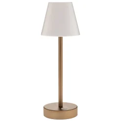 Newgarden Lola Slim LED-bordlampe batteri, messing