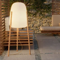 Newgarden Rocket 145 gulvlampe, solcelle + batteri