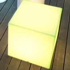 Newgarden Dekorationsbelysning|Solcellelamper>solcellelampe Cuby cube, højde 53 cm